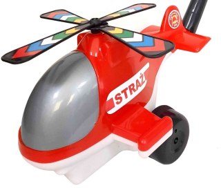 ZABAWKA DO PCHANIA HELIKOPTER STRAŻ 50CM