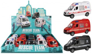 Auto Ratunkowe 12cm mix MEGA CREATIVE 524631
