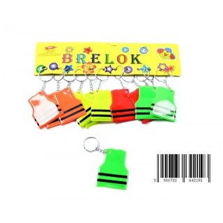 Brelok odblaskowa kamizelka 8cm PBH A 12 TOYS D42517 MID