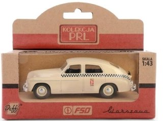 DAFFI PRL WARSZAWA M20 TAXI KREMOWA 1:43