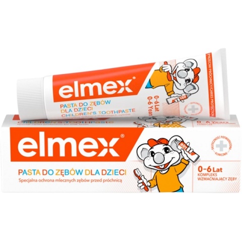 Elmex Pasta do Zębów dla Dzieci od 1 Ząbka do 6 Lat 50ML