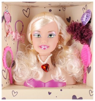 Głowa do stylizacji z akcesoriami MEGA CREATIVE 526116