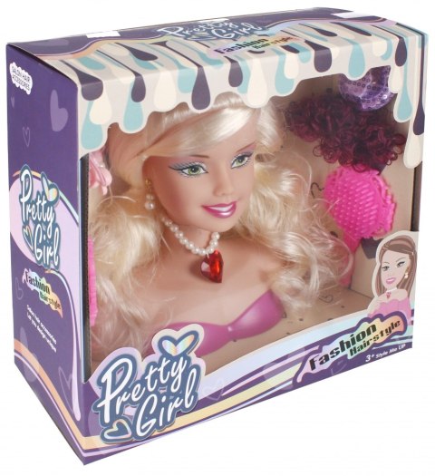 Głowa do stylizacji z akcesoriami MEGA CREATIVE 526116