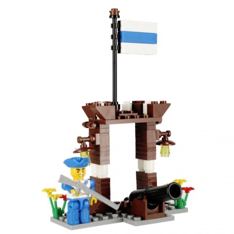 Klocki konstrukcyjne 102 elementy Pirat alleBLOX 525227