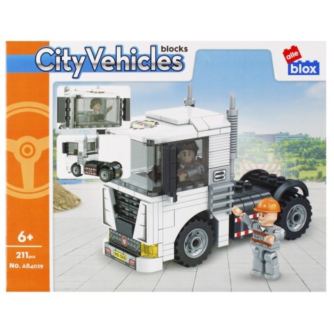 Klocki konstrukcyjne 211 elementów City Tir alleBLOX 525221