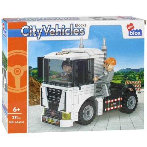Klocki konstrukcyjne 211 elementów City Tir alleBLOX 525221