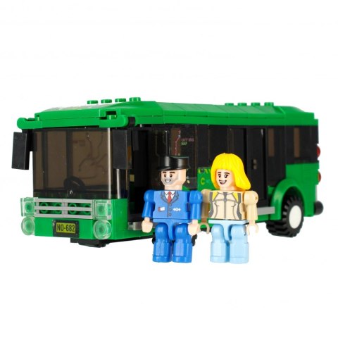 Klocki konstrukcyjne 221 elementów City Bus alleBLOX 525220