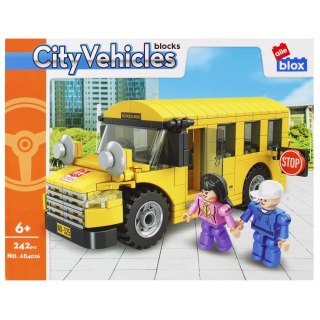 Klocki konstrukcyjne 242 elementów City Bus alleBLOX 525218
