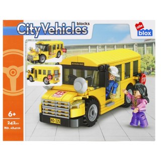 Klocki konstrukcyjne 242 elementów City Bus alleBLOX 525218