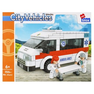 Klocki konstrukcyjne 255 elementów City Ambulans alleBLOX 525219