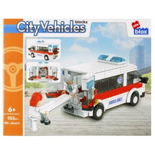 Klocki konstrukcyjne 255 elementów City Ambulans alleBLOX 525219