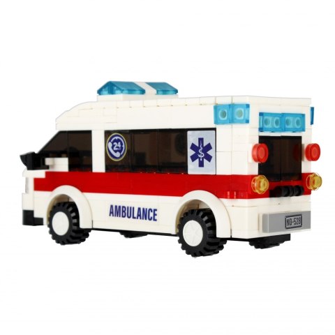 Klocki konstrukcyjne 255 elementów City Ambulans alleBLOX 525219