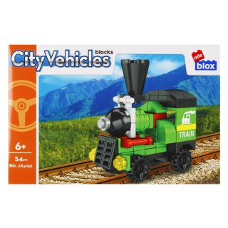 Klocki konstrukcyjne 54 elementów City Lokomotywa alleBLOX 525217
