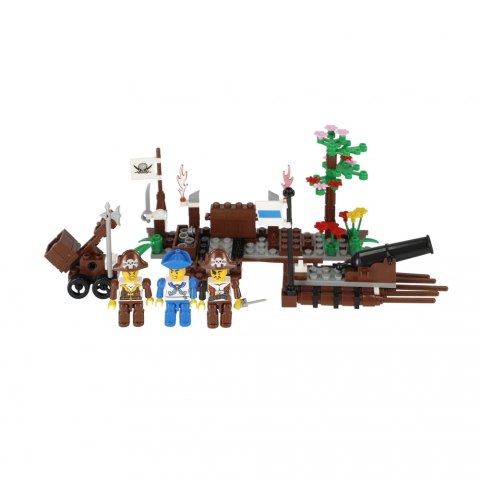 Klocki konstrukcyjne 55-66 elementów Pirat display alleBLOX 525168