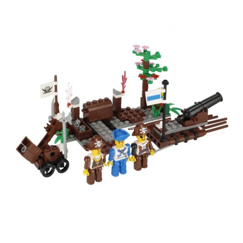 Klocki konstrukcyjne 55-66 elementów Pirat display alleBLOX 525168