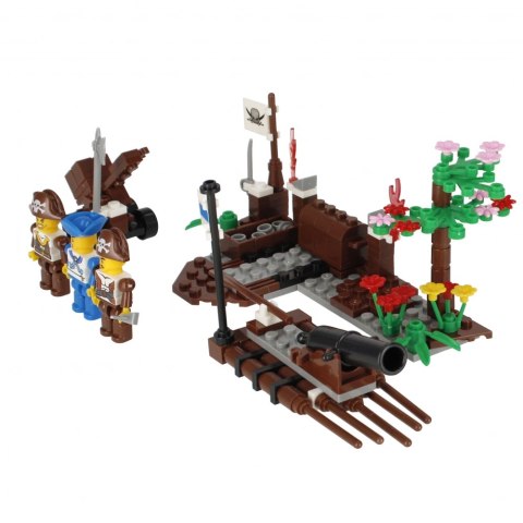 Klocki konstrukcyjne 55-66 elementów Pirat display alleBLOX 525168