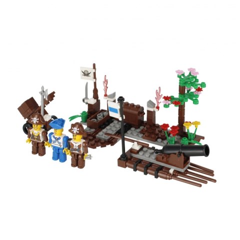 Klocki konstrukcyjne 55-66 elementów Pirat display alleBLOX 525168