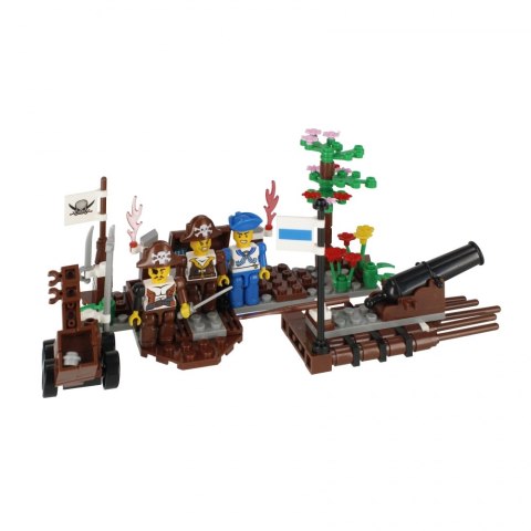 Klocki konstrukcyjne 55-66 elementów Pirat display alleBLOX 525168