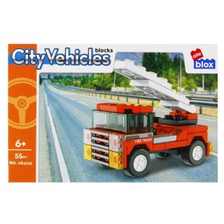 Klocki konstrukcyjne 55 elementów City Auto strażackie alleBLOX 525214