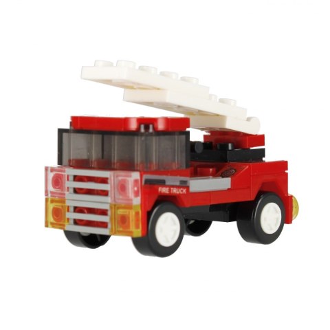 Klocki konstrukcyjne 55 elementów City Auto strażackie alleBLOX 525214
