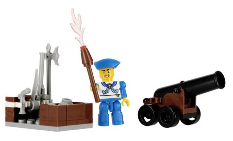 Klocki konstrukcyjne 58 elementów Pirat alleBLOX 525230