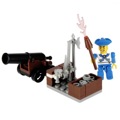 Klocki konstrukcyjne 58 elementów Pirat alleBLOX 525230