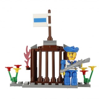 Klocki konstrukcyjne 59 elementów Pirat alleBLOX 525229