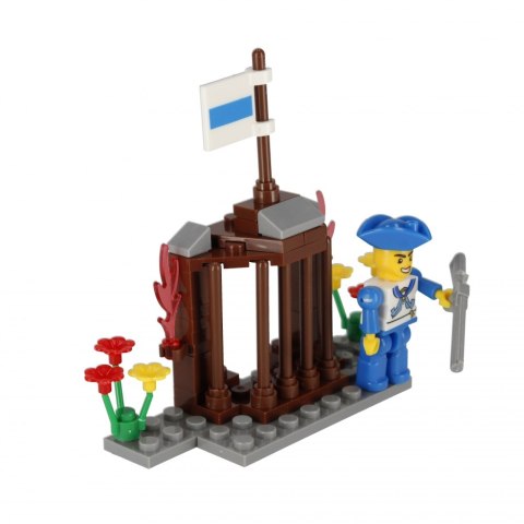 Klocki konstrukcyjne 59 elementów Pirat alleBLOX 525229