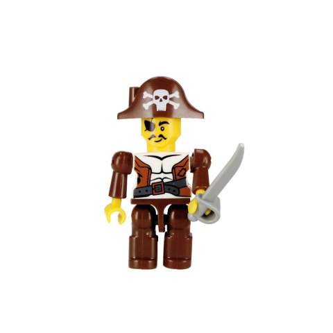 Klocki konstrukcyjne 66 elementów Pirat alleBLOX 525232