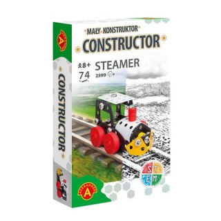 Klocki konstrukcyjne metalowe Mały Konstruktor Steamer ALEXANDER 2599 ALX