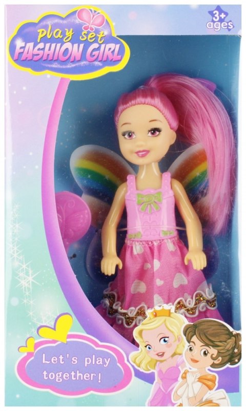 Lalka 15 cm Wróżka z akcesoriami MEGA CREATIVE 524396