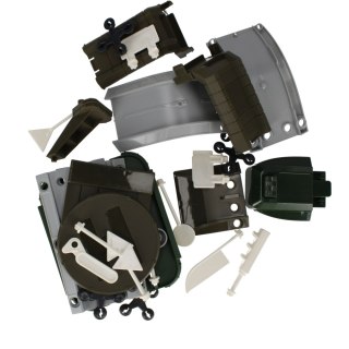 Parking Wojsko metalowe plus akcesoria MEGA CREATIVE 524847