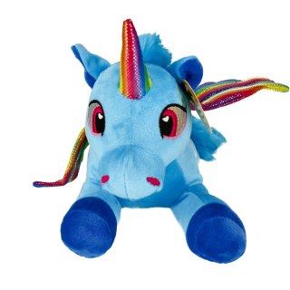 Pluszak Jednorożec 30cm leżący tęczowy DEEF DE.03605