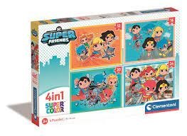 Puzzle Clementoni 4w1 Superfriend 21520