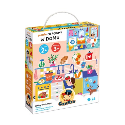 CZUCZU PUZZLE CO ROBIMY W DOMU 24EL.