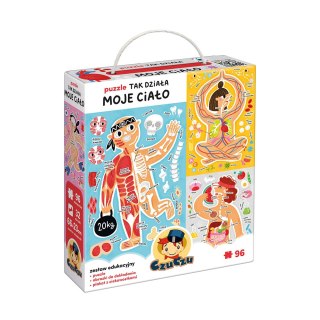 CZUCZU PUZZLE TAK DZIALA MOJE CIAŁO 96EL