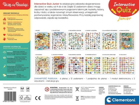 Clementoni Gra edukacyjna Quiz Junior 50821