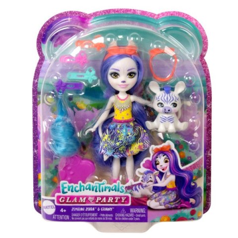 ENCHANT LALKA DELUXE ZEBRA HNV28 WB4