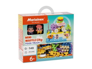 Klocki konstrukcyjne Mini Waffle 148 elementów City Food Truck MARIOINEX 904244