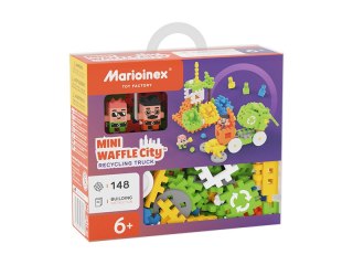 Klocki konstrukcyjne Mini Waffle 148 elementów City Śmieciarka MARIOINEX 903131