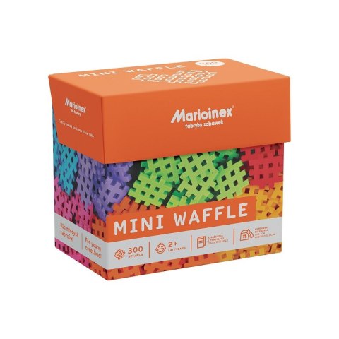Klocki konstrukcyjne Wafle mini 300el PUD MARIOINEX 902189
