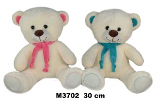 PLUSZAK MIS 30CM SIEDZACY W SZALIKU M3702 SA