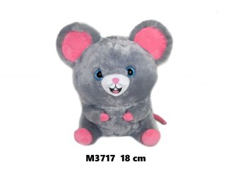 PLUSZAK MYSZ 18CM SIEDZACA KULA SA