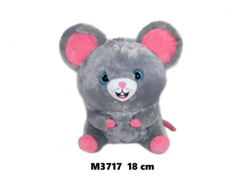 PLUSZAK MYSZ 18CM SIEDZACA KULA SA