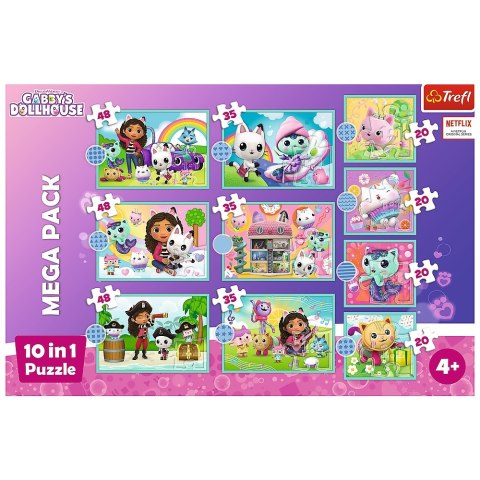 Puzzle 10w1 W świecie Gabi TREFL 96003 TR