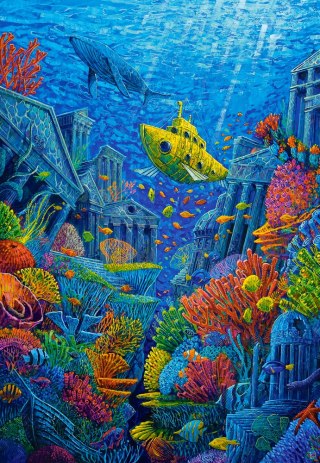 Puzzle 1500 el. Art. Collections, Atlantis CASTORLAND C-152087