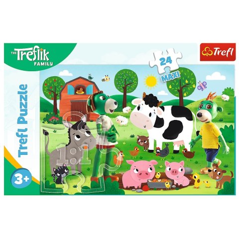 Puzzle 24 elementy Maxi Trefliki na Wsi TREFL 14361 TREF