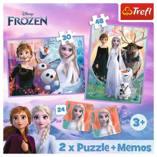 Puzzle 2w1 z Memos Księżniczki w Krainie Lodu TREFL 93335 TR