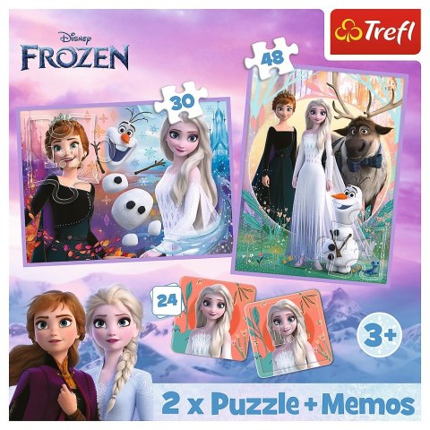 Puzzle 2w1 z Memos Księżniczki w Krainie Lodu TREFL 93335 TR
