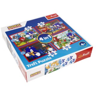 Puzzle 4W1 Przygody Sonica TREFL 34625 TR